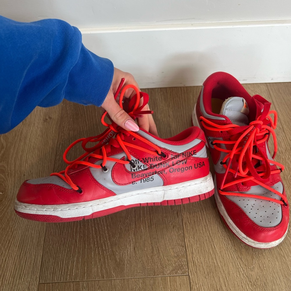 Off-white x nike dunk sneakers